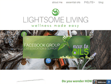 Tablet Screenshot of lightsomeliving.com